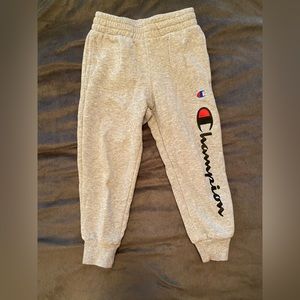 Champion kids gray sweatpants size 4